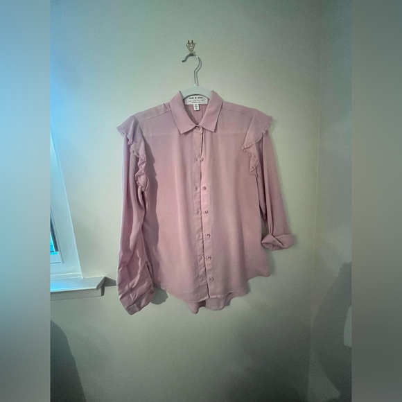 cloth & stone Tops - Anthropologie pink blouse